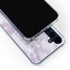 Purple and White Tie Dye Galaxy A35 5G Clear Case